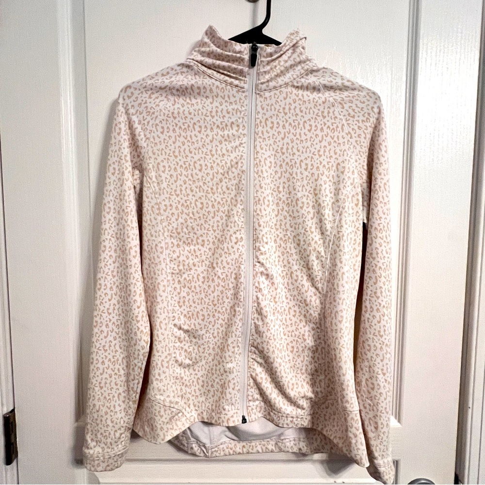 Preowned Women's Peter Millar E4 Wicking 50+UPF Full Zip Lightweight Jacket Sz M
